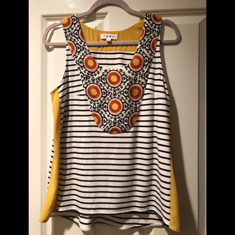 Top with embroidery
